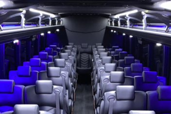 Pembroke Pines Charter Bus Interior