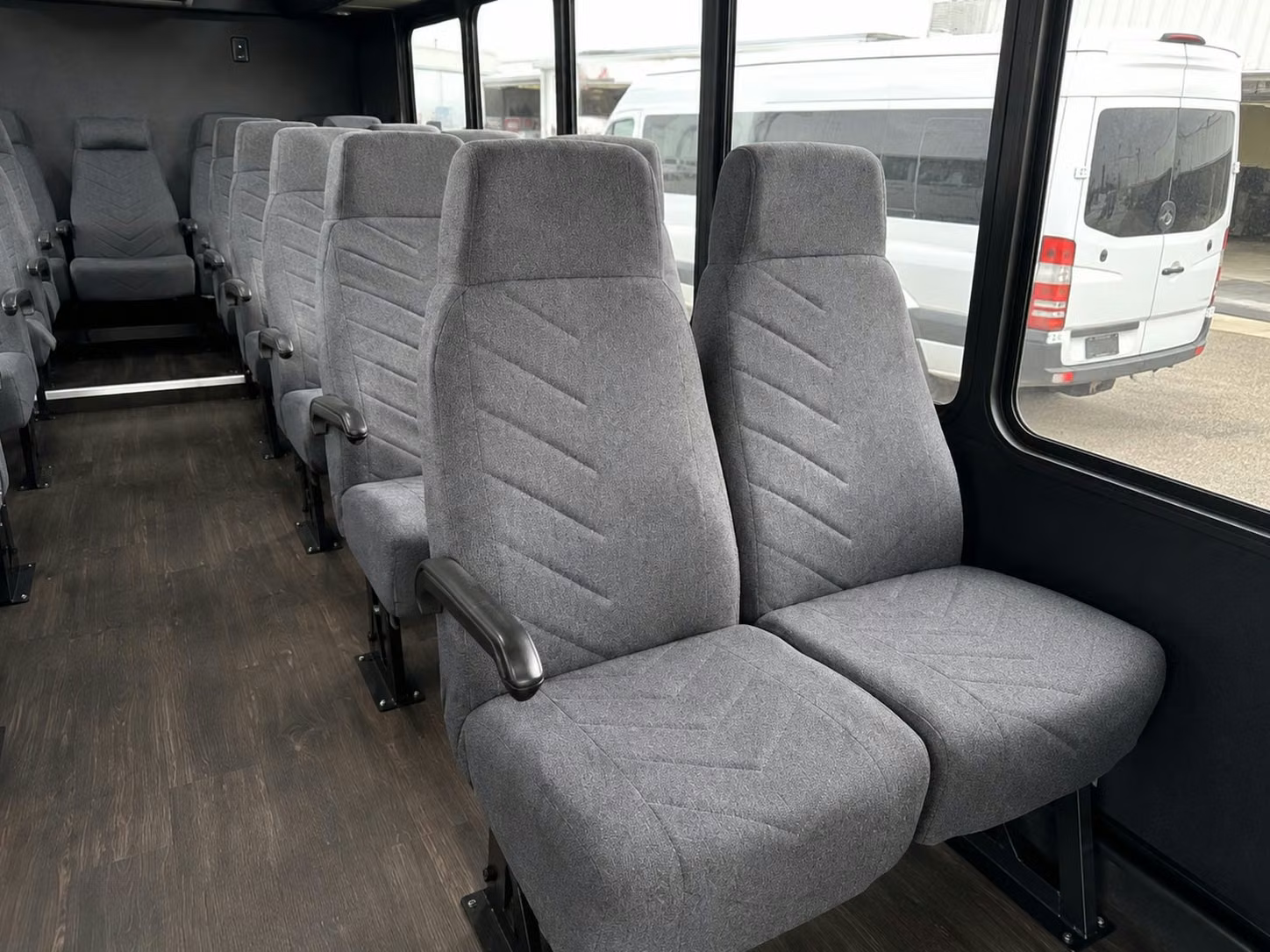 15 passenger minibus interior