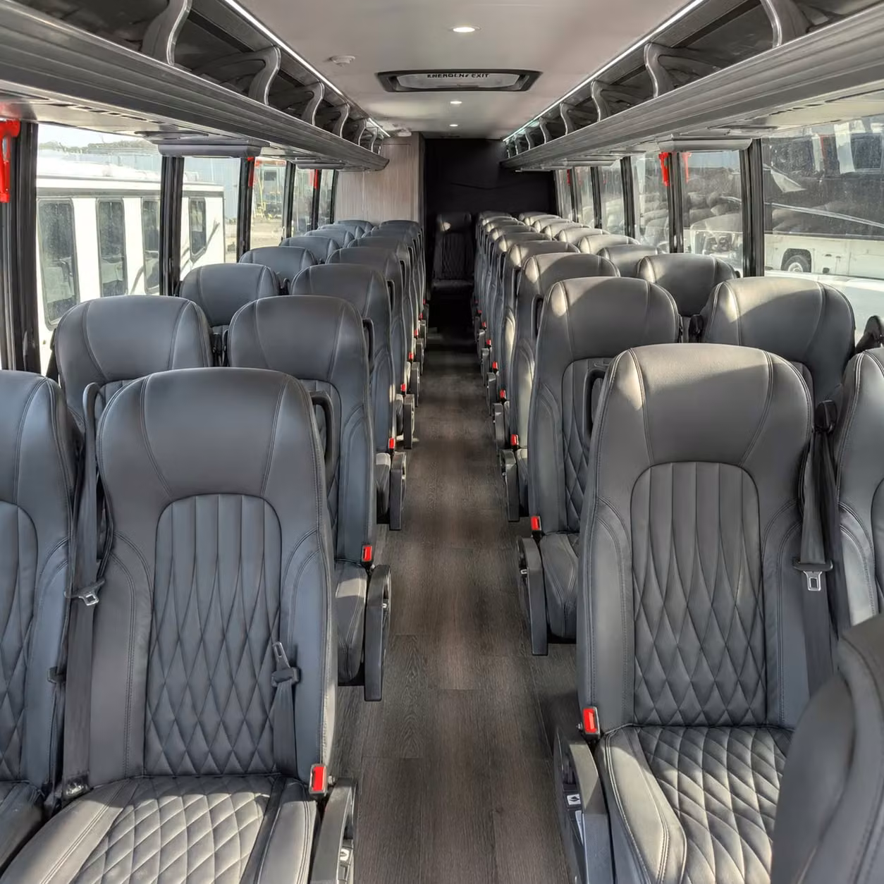 28 passenger minibus inside