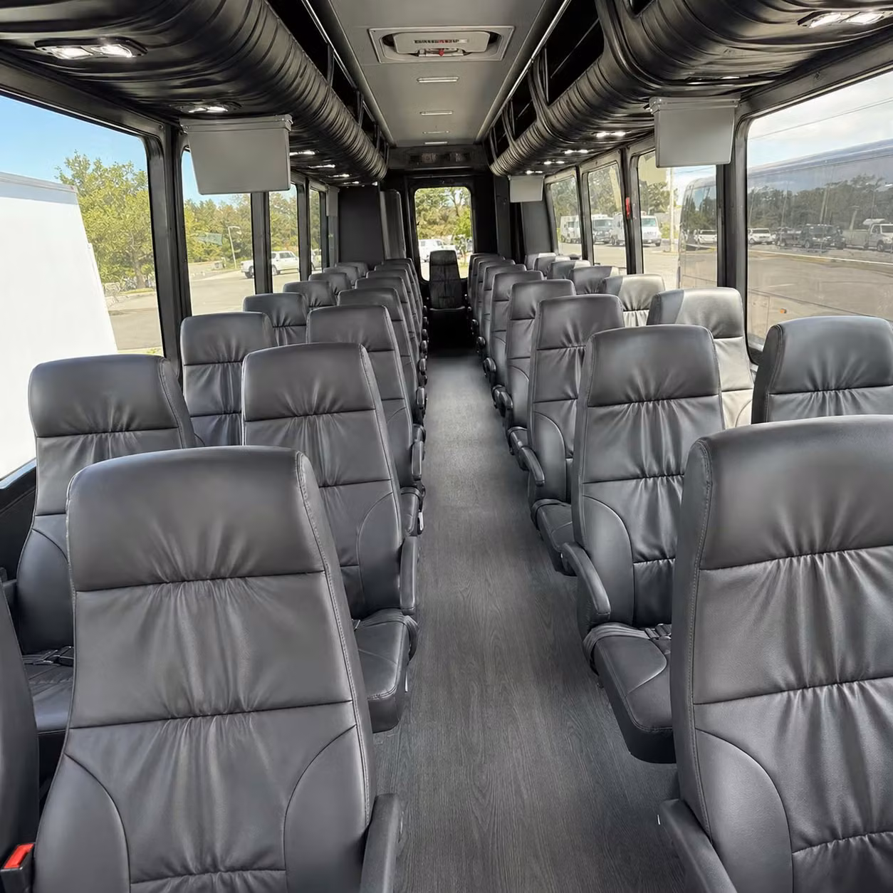 28 passenger minibus interior