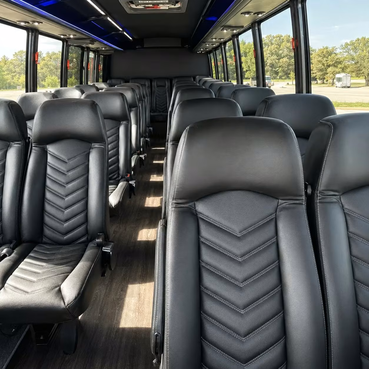 30 passenger minibus interior