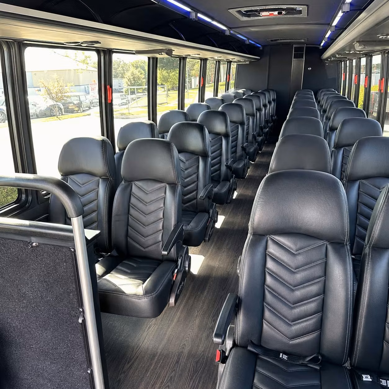 35 passenger minibus inside