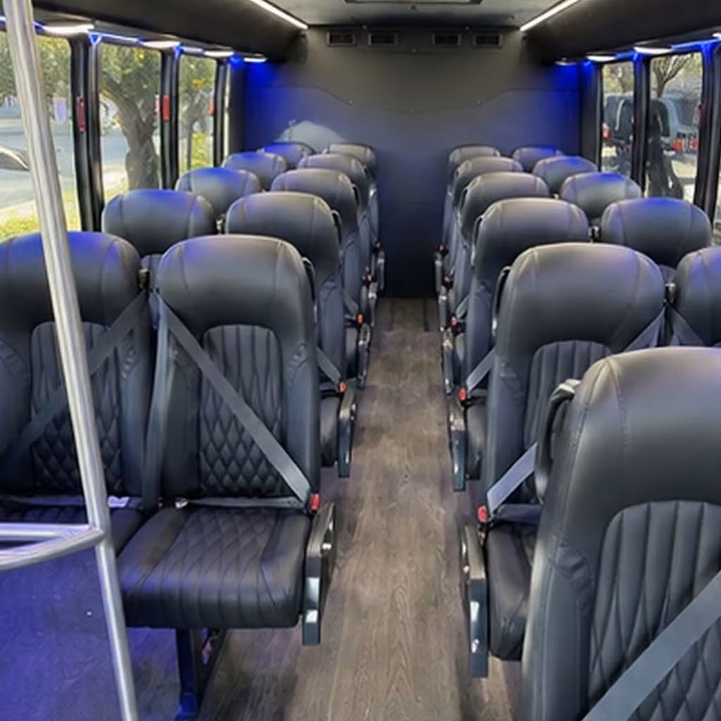 35 passenger minibus interior