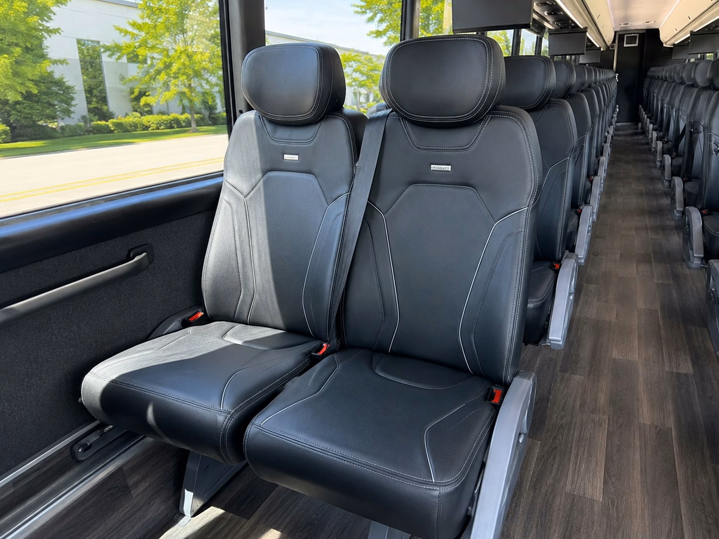pembroke pines charter bus rental interior