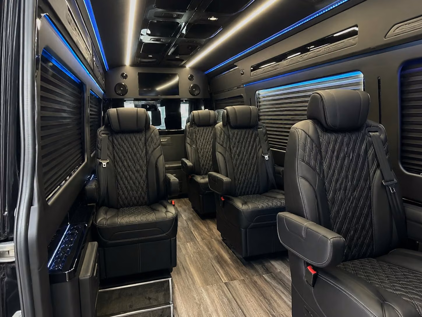 sprinter van with driver interior